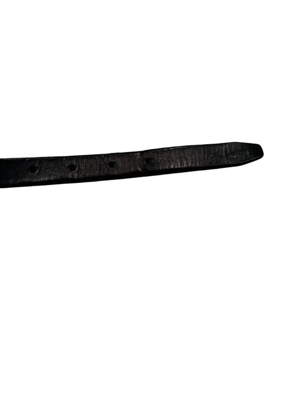 Lauren Ralph Lauren Braided Leather Belt Statement Womens Silver Buckle